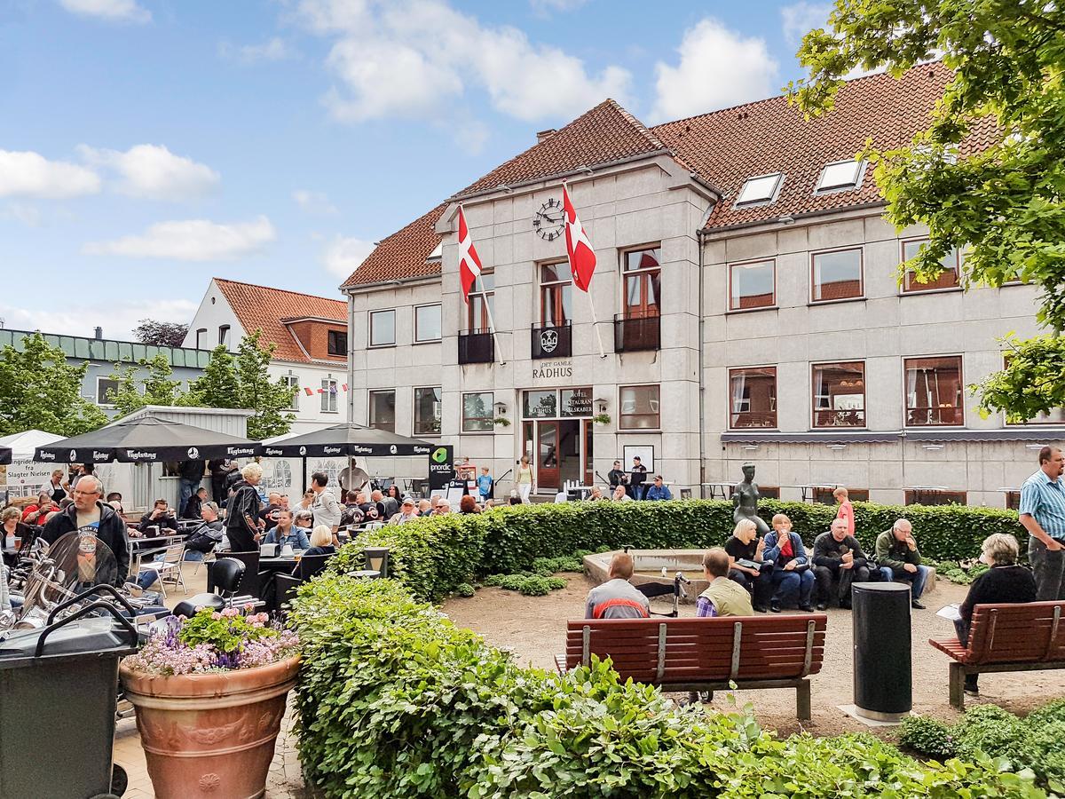 Hotel Det Gamle Radhus Gråsten Exterior foto